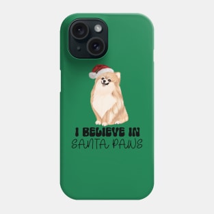 Pomeranian Dog Christmas Santa Phone Case