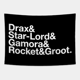 Guardians of Helvetica Galaxy Tapestry