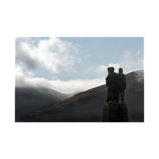 Commando Memorial near Spean Bridge in the Scottish Highlands T-Shirt