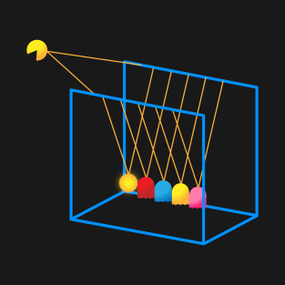 Pacman Newton Cradle T-Shirt