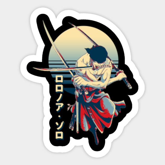 Roronoa Zoro - Zoro One Piece - Sticker | TeePublic