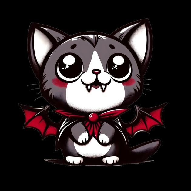 Vampire cat by NightvisionDesign