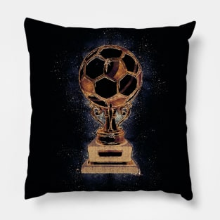 Abstract Football Trophy Artwork for all the true soccer fans Pillow