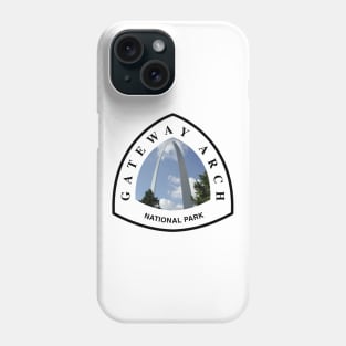 Gateway Arch National Park shield Phone Case