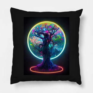 Interdimensional Wishing Tree of Life and Dreams Pillow