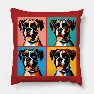 Boxer Pop Art - Dog Lover Gifts Pillow