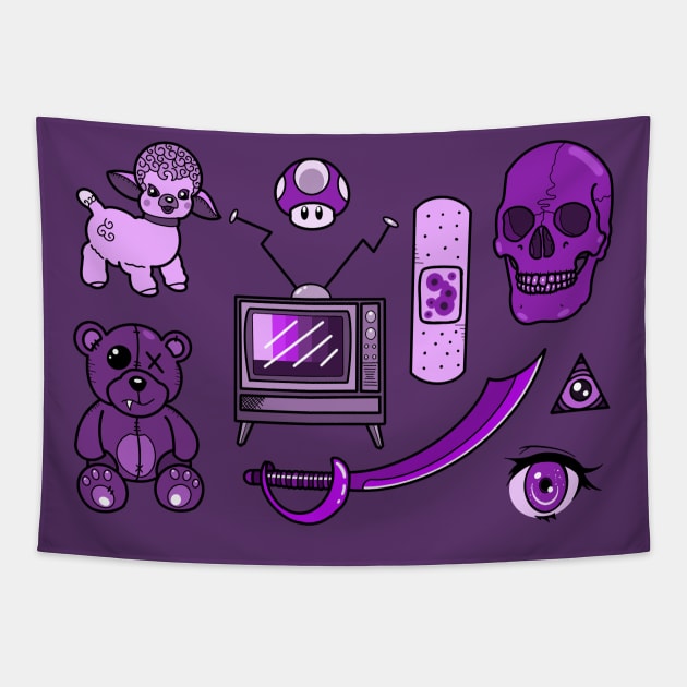 Purple Tapestry by NikInked