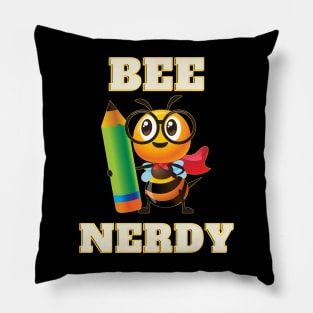 Bee Nerdy Pillow