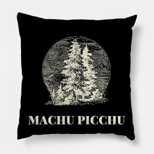 Machu Picchu Vintage Pillow