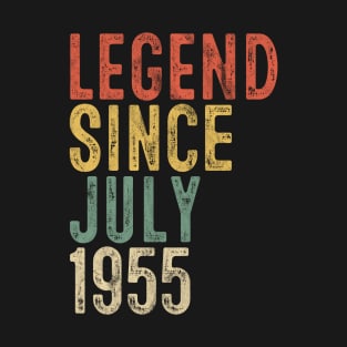 Legend Since July 1955 65th Birthday Gift 65 Year Old T-Shirt