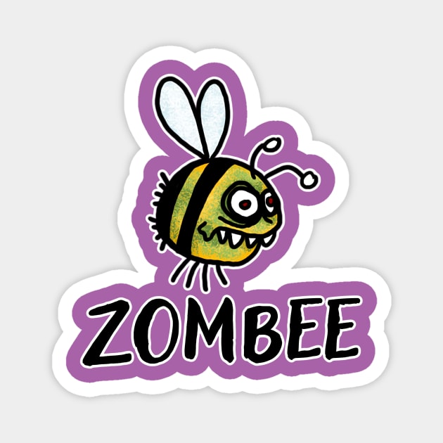 Zombee Magnet by Corrie Kuipers