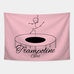 Trampoline girl Tapestry