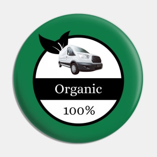 100% Organic - Van Life Pin