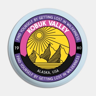 Kobuk Valley Alaska Wilderness Hiking Camping Outdoorsman Pin