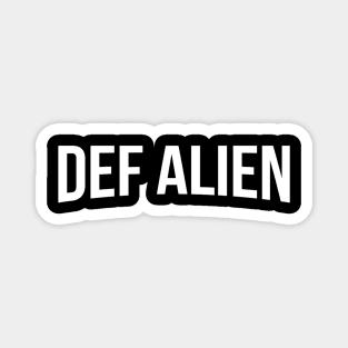 DEF ALIEN NET-FLIX RMX LOGO Magnet