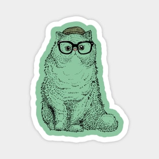 hipster Cat cat Magnet