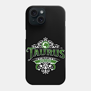 Vintage Ambitious Taurus Astrology Phone Case