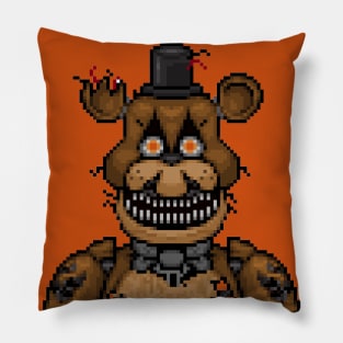 nightmare fredbear Pillow