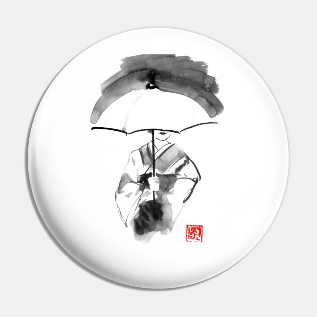 geisha under umbrella Pin by pechane