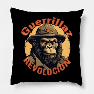 Guerrillaz Revolucion #6: Embrace the Revolution for Change Pillow