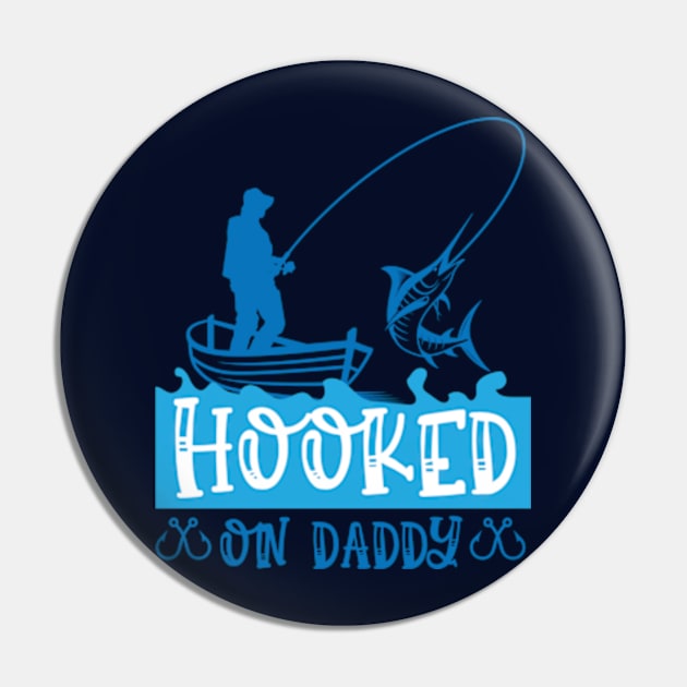 HooKed On Daddy Pin by Shop Ovov