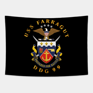 USS Farragut  (DDG - 99) wo Background Tapestry