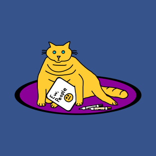 Chonky Cat says Ew People T-Shirt