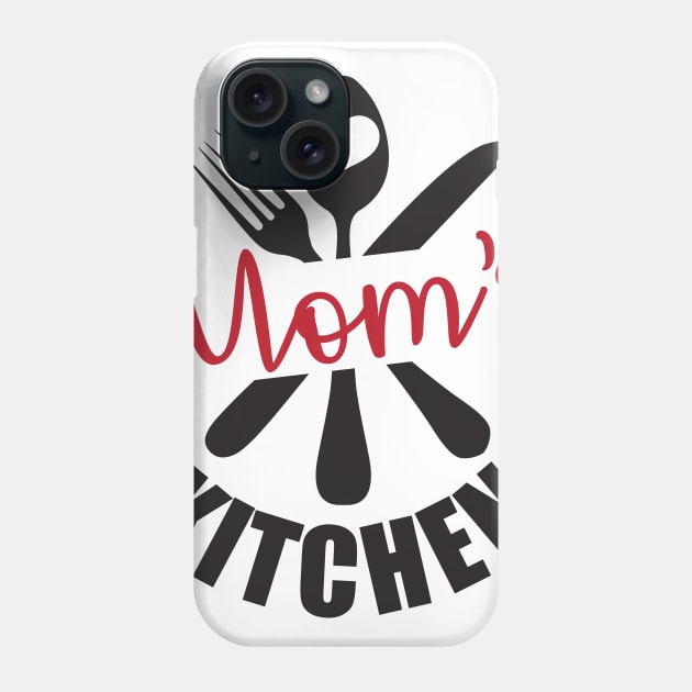 Mom's Kitchen Phone Case by justSVGs