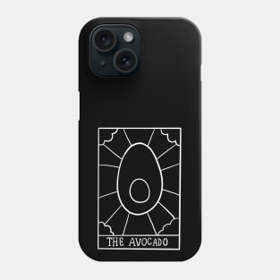 Avocado Tarot Card Phone Case