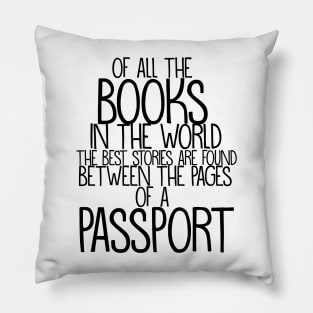 Passport stories Pillow