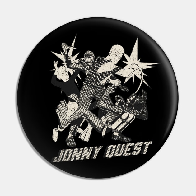 Jonny Quest -monochrome Pin by RetroPandora