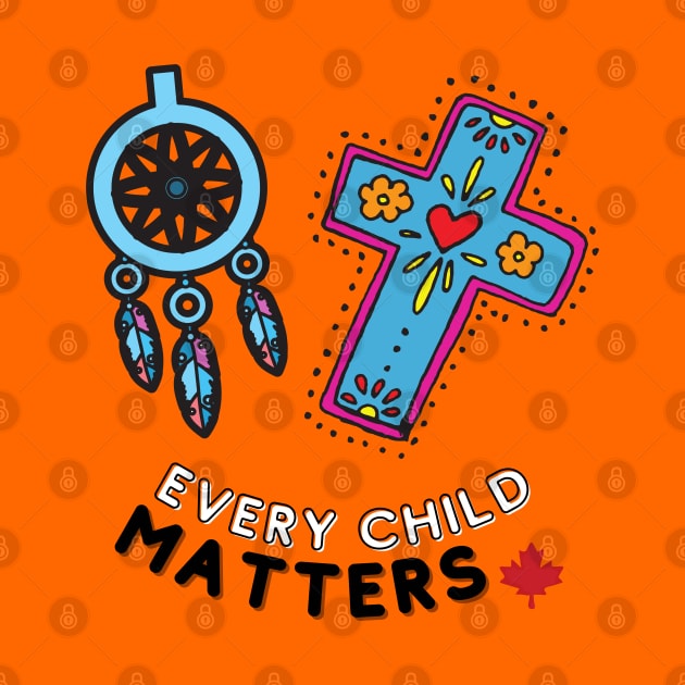 Every Child Matters Canada maple leaf by Mission Bear