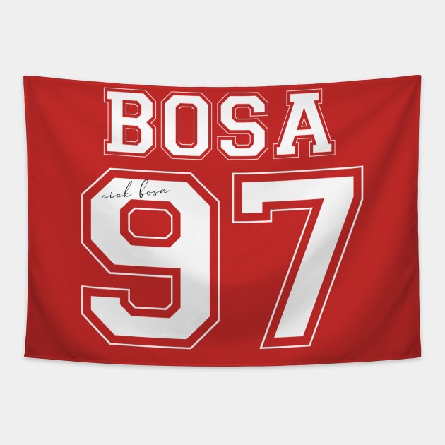 nick bosa Tapestry by youne street