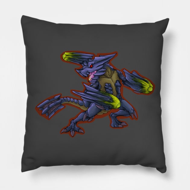 Brachydios Pillow by Geistrums