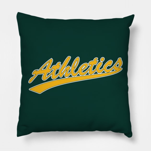 Athletics Pillow by Nagorniak