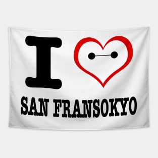 I Love San Fransokyo Tapestry