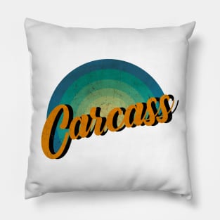 vintage retro Carcass Pillow