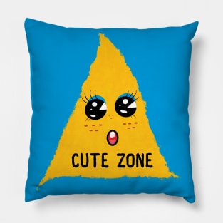 Cute zone sign Pillow