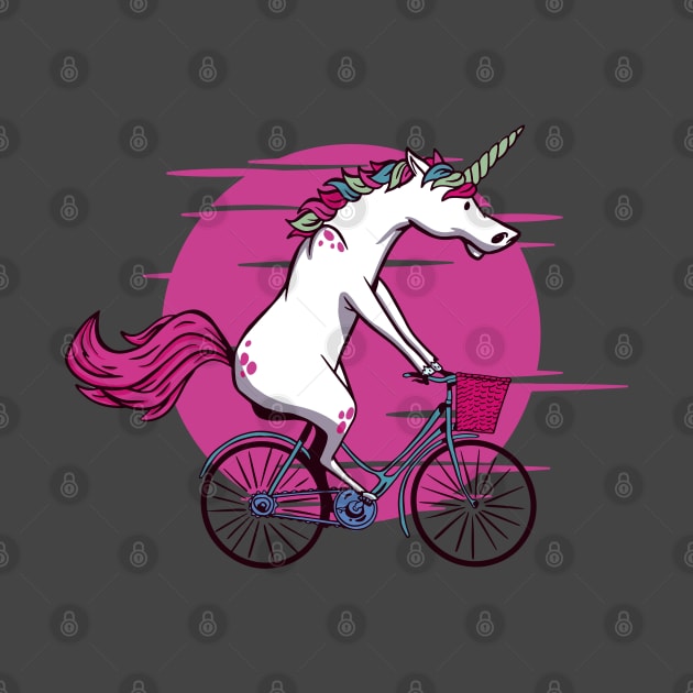 Unicorn Bicycle by aaallsmiles