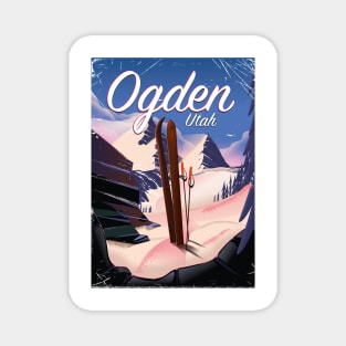 Ogden, Utah Ski poster Magnet