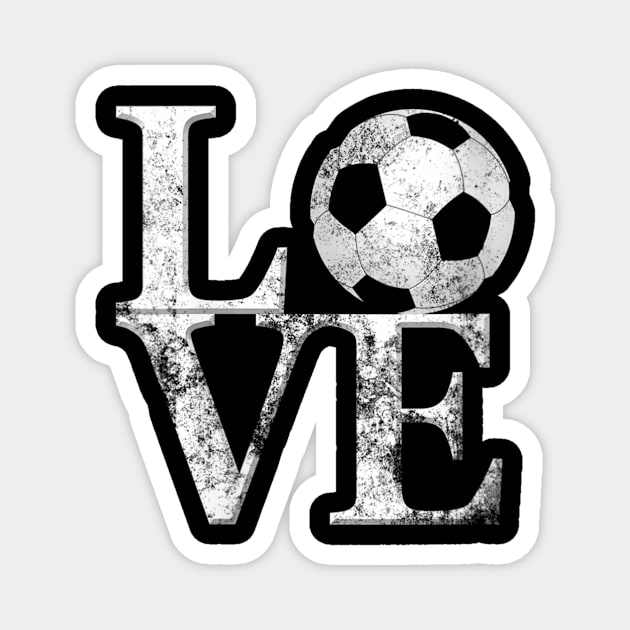 Womens Soccer LOVE Football Magnet by Fowlerbg