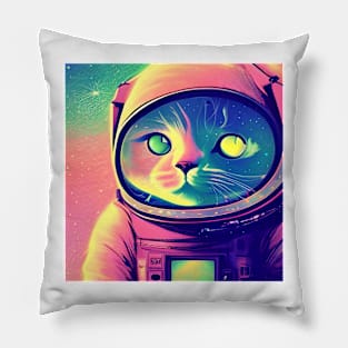 Astronaut Cat Pillow