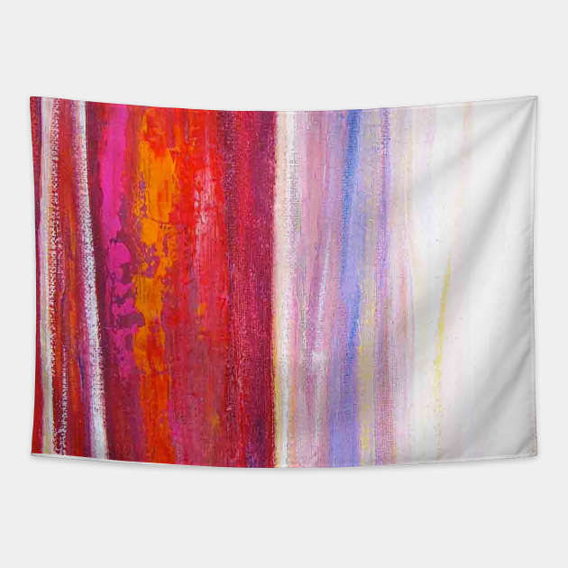 abstract vintage painting Tapestry by Le Ma9