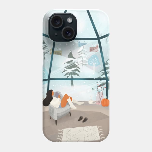 Winter wonderland Phone Case by Petras