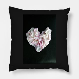 Rose petal heart Pillow
