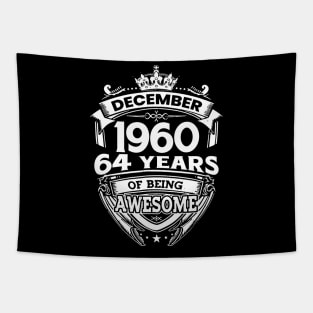 December 1960 64 Years Of Being Awesome Tapestry