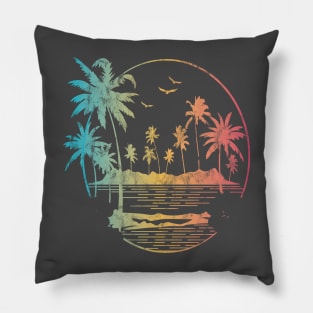 Palm Paradise Pillow