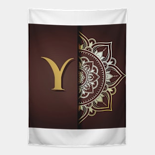 Y – Mandala Monogram Tapestry