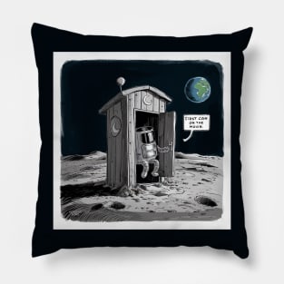 Can on the moon! Pillow