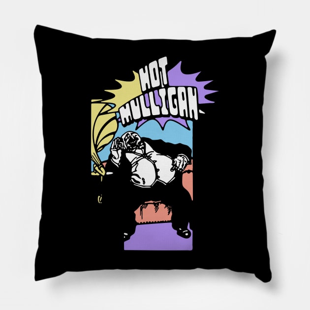 hot-mulligan-enable-all-products Pillow by Darius Perezz